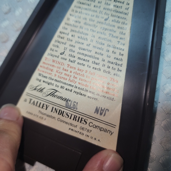 VINTAGE SETH THOMAS EUC METRODOME CONDUCTOR - Picture 7 of 9